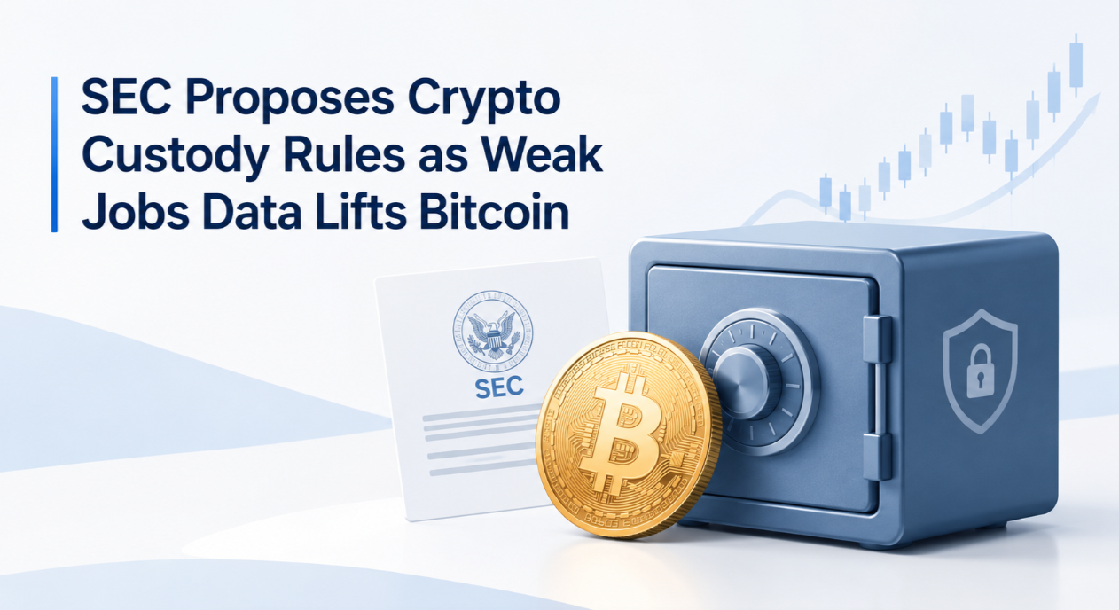 SEC Proposes Crypto Custody Rules as Weak Jobs Data Lifts Bitcoin