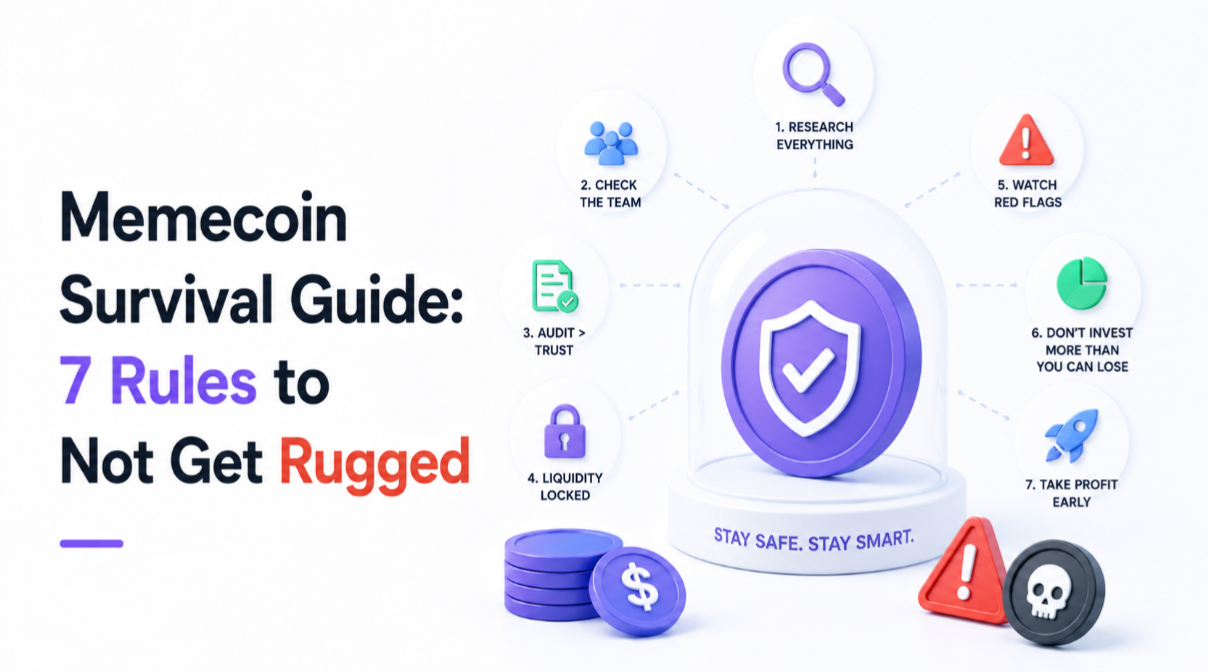 Memecoin Survival Guide: 7 Rules to Not Get Rugged