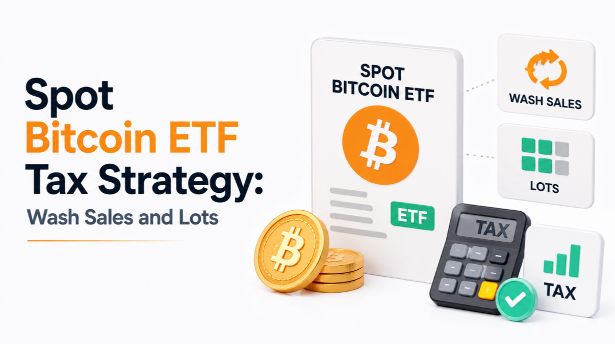 Spot Bitcoin ETF Tax Strategy: Wash Sales and Lots