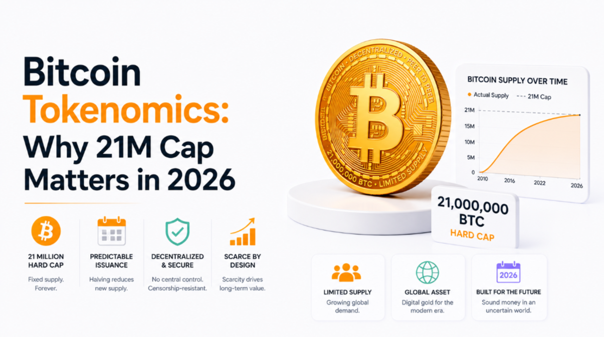 Bitcoin Tokenomics: Why 21M Cap Matters in 2026