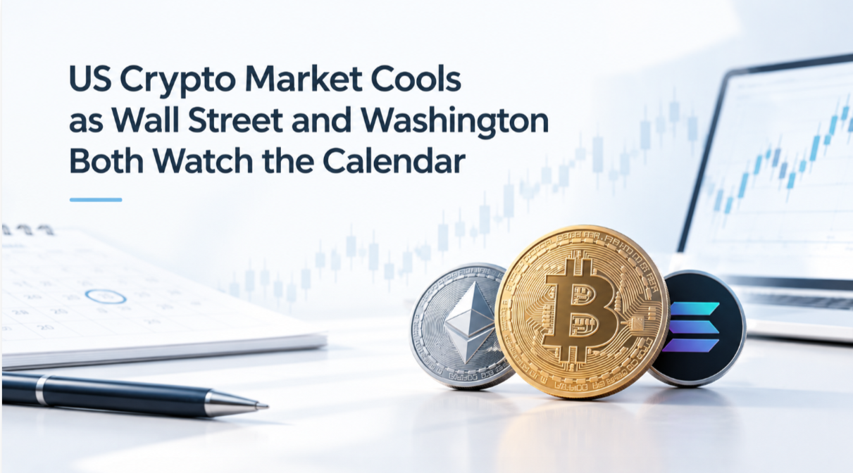 US Crypto Market Cools as Wall Street and Washington Both Watch the Calendar