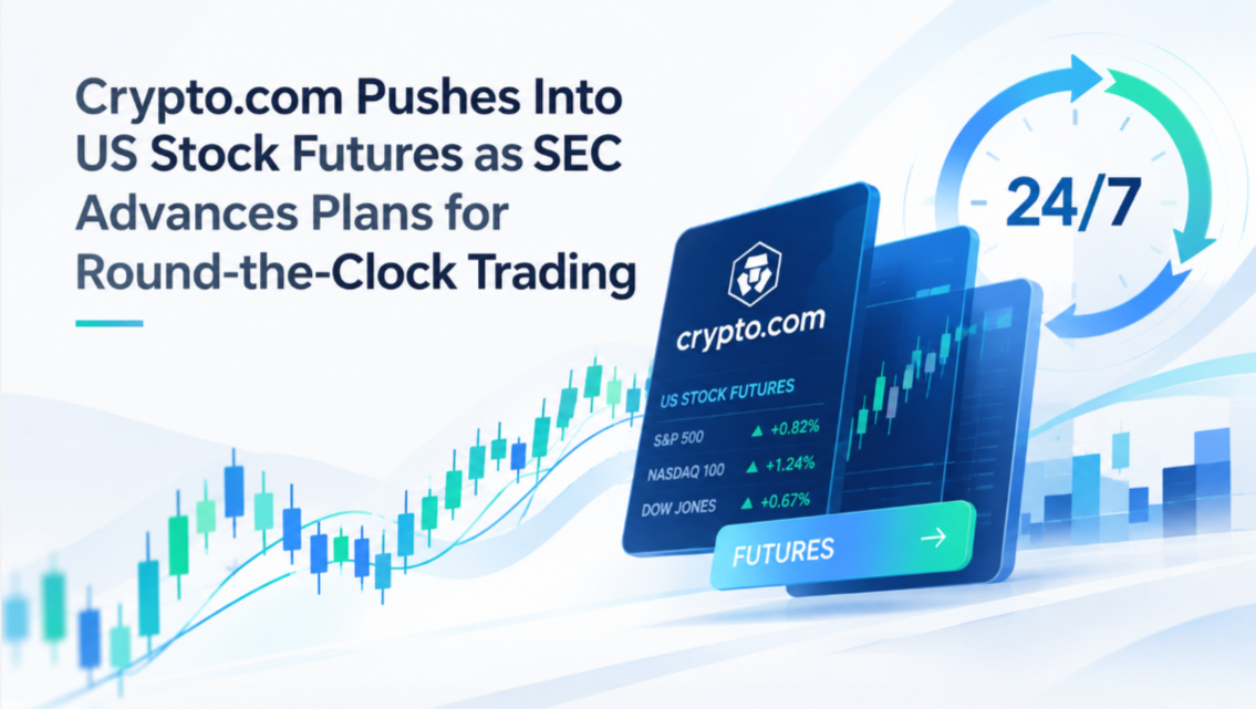 Crypto.com Pushes Into US Stock Futures as SEC Advances Plans for Round-the-Clock Trading