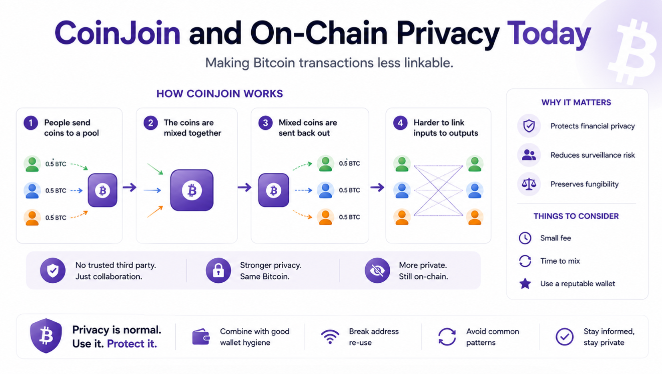 CoinJoin and On-Chain Privacy Today