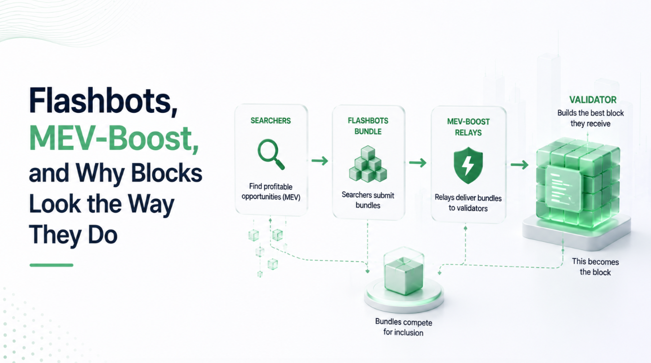 Flashbots, MEV-Boost, and Why Blocks Look the Way They Do