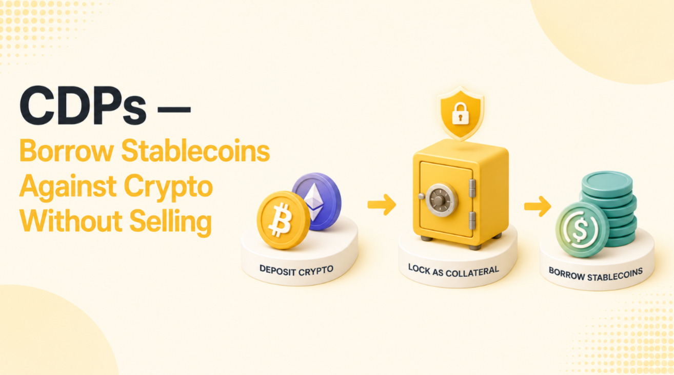 CDPs — Borrow Stablecoins Against Crypto Without Selling