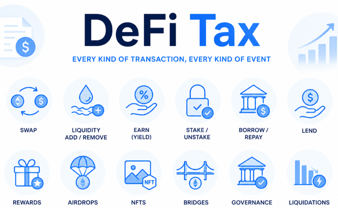 DeFi Tax — Every Kind of Transaction, Every Kind of Event