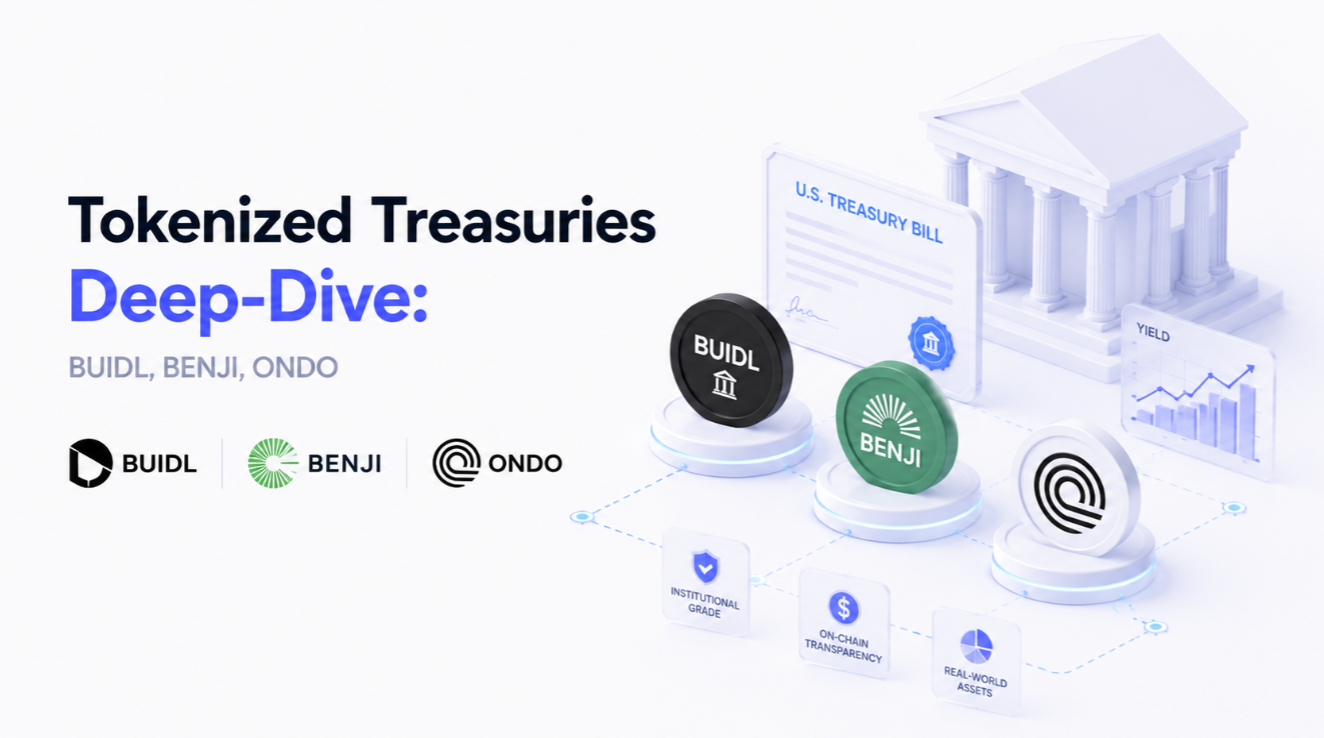 Tokenized Treasuries Deep-Dive: BUIDL, BENJI, ONDO