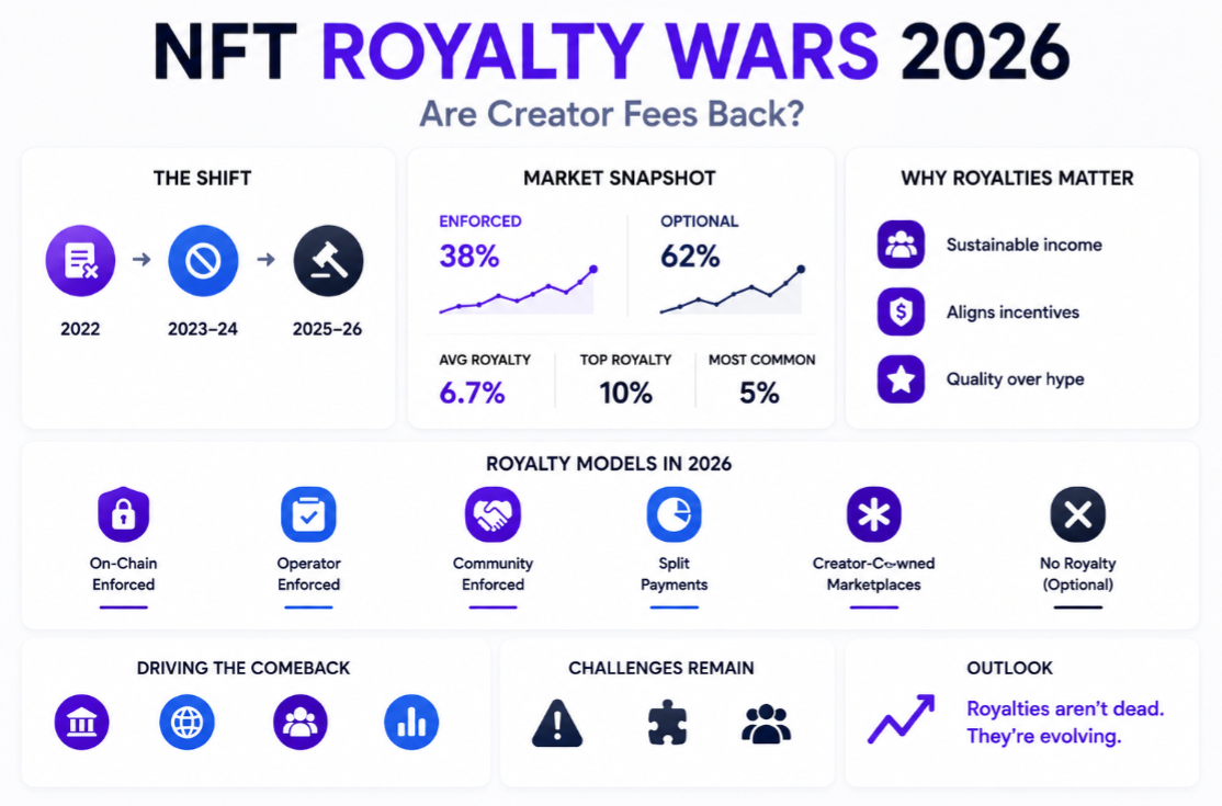 NFT Royalty Wars 2026: Are Creator Fees Back?