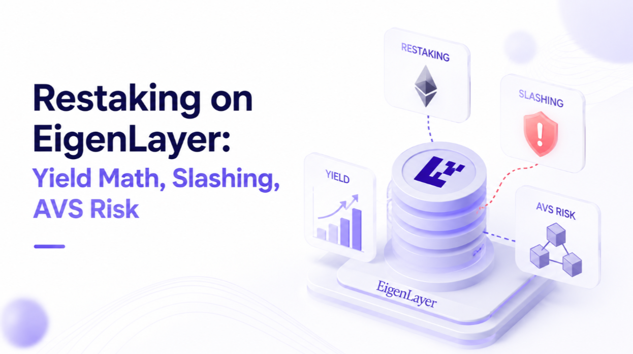 Restaking on EigenLayer: Yield Math, Slashing, AVS Risk