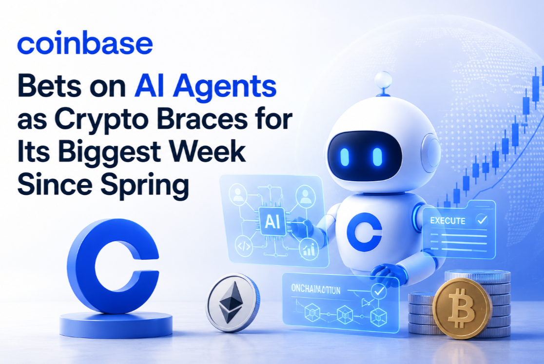 Coinbase Bets on AI Agents as Crypto Braces for Its Biggest Week Since Spring